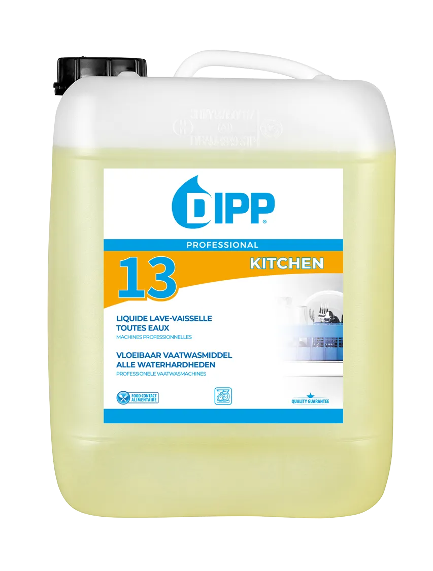 DIPP No. 13 Vloeibaar Vaatwasmiddel Alle Waterhardheden 10L