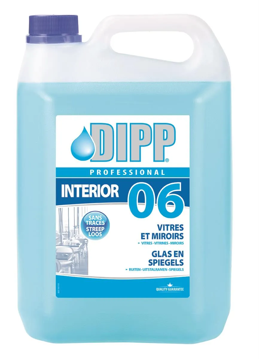 DIPP No. 6 Glas & Spiegel Reiniger Can 5L