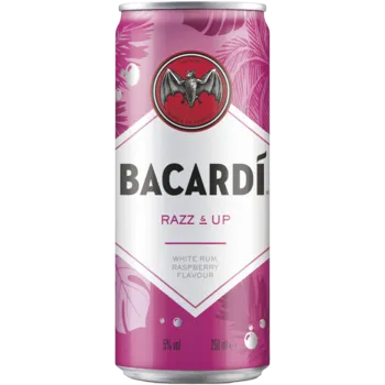 Bacardi Razz / Up Blik Tray 12x 25cl