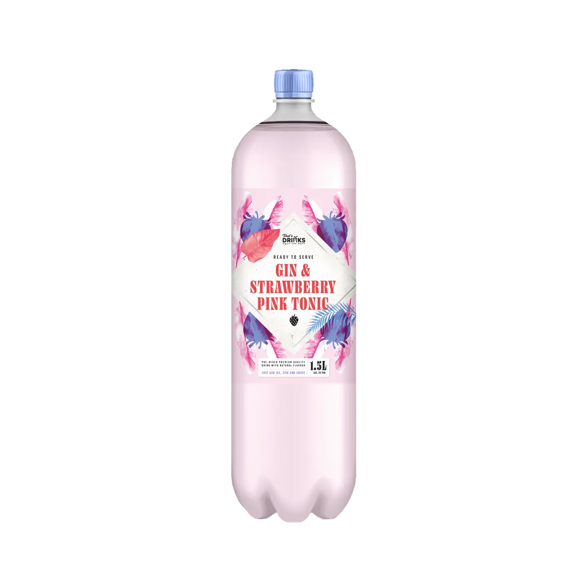 That`s Drinks Pink Gin / Tonic fles 150cl