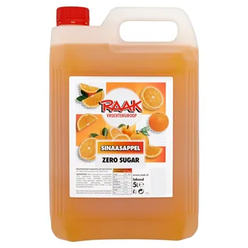 Raak Limonade Siroop Sinaasappel Zero 5L