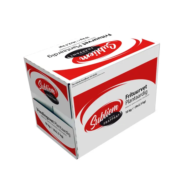 Subliem plantaardig frituurvet doos 4x 2.5kg